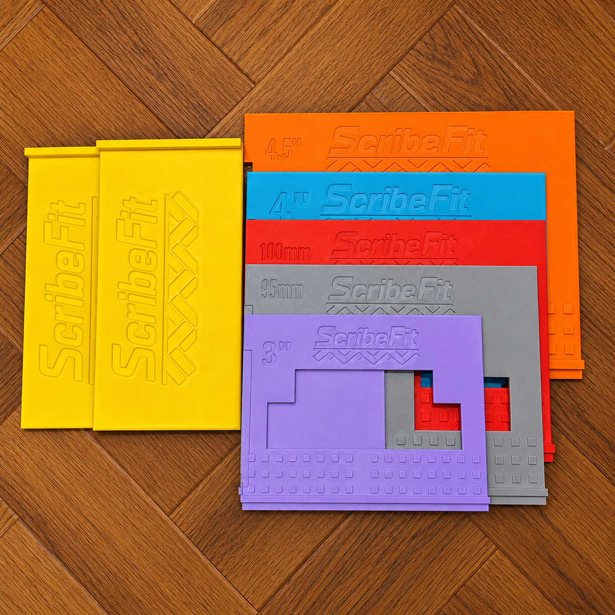 7-Pack LVT Herringbone Scribe Tool Set