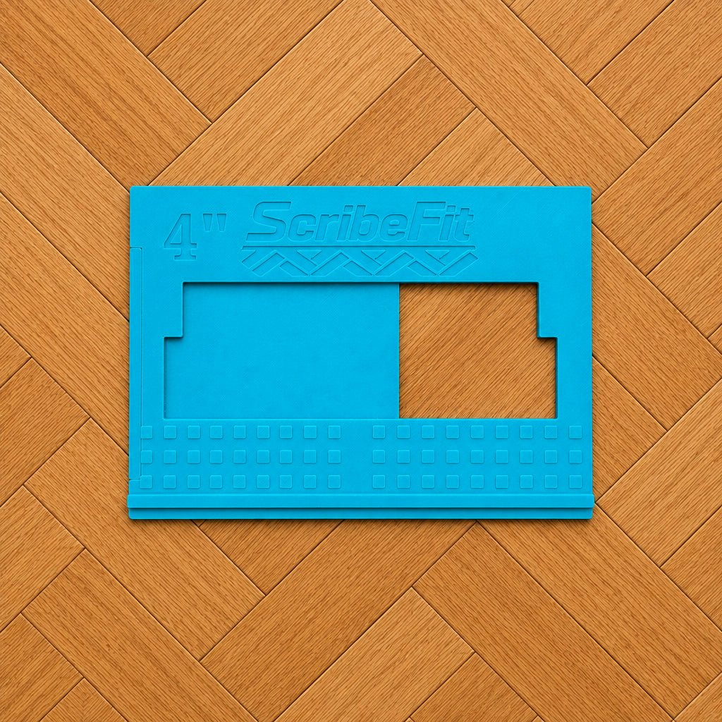4" LVT Herringbone Scribe Tool